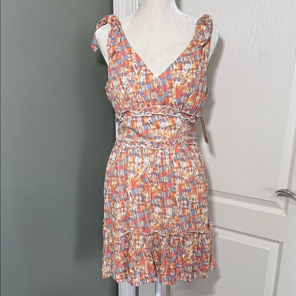 Gypsies & Moondust Colorful Patterned Mini Dress